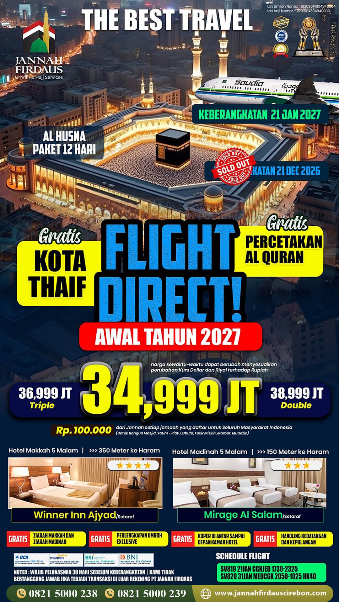 umroh awal tahun 2027 jannah firdaus cirebon alhusna